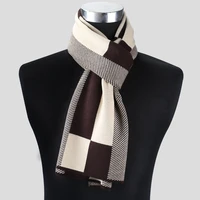 2020 casual cool winter scarves men scarf warm neckercheif business plaid kint scarves men cotton wraps male sjaal foulard