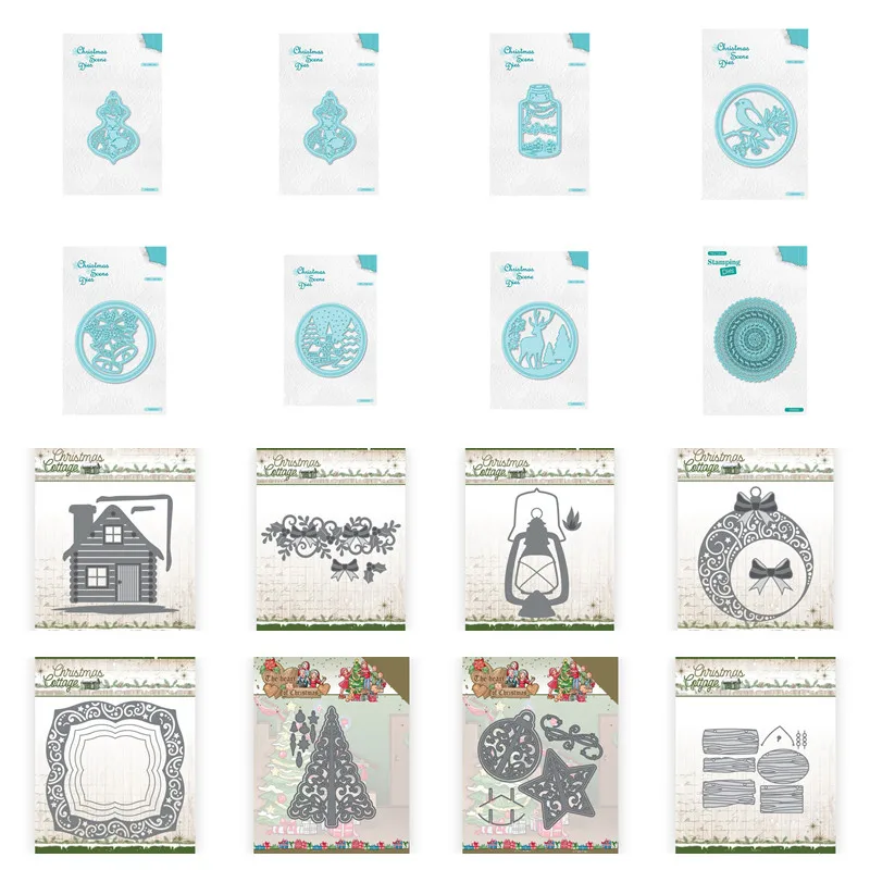 

Cutting Templates New 2021 Metal Cutting Dies Metal Dies Cutters Stencils for Decoration Christmas Arts no stamps