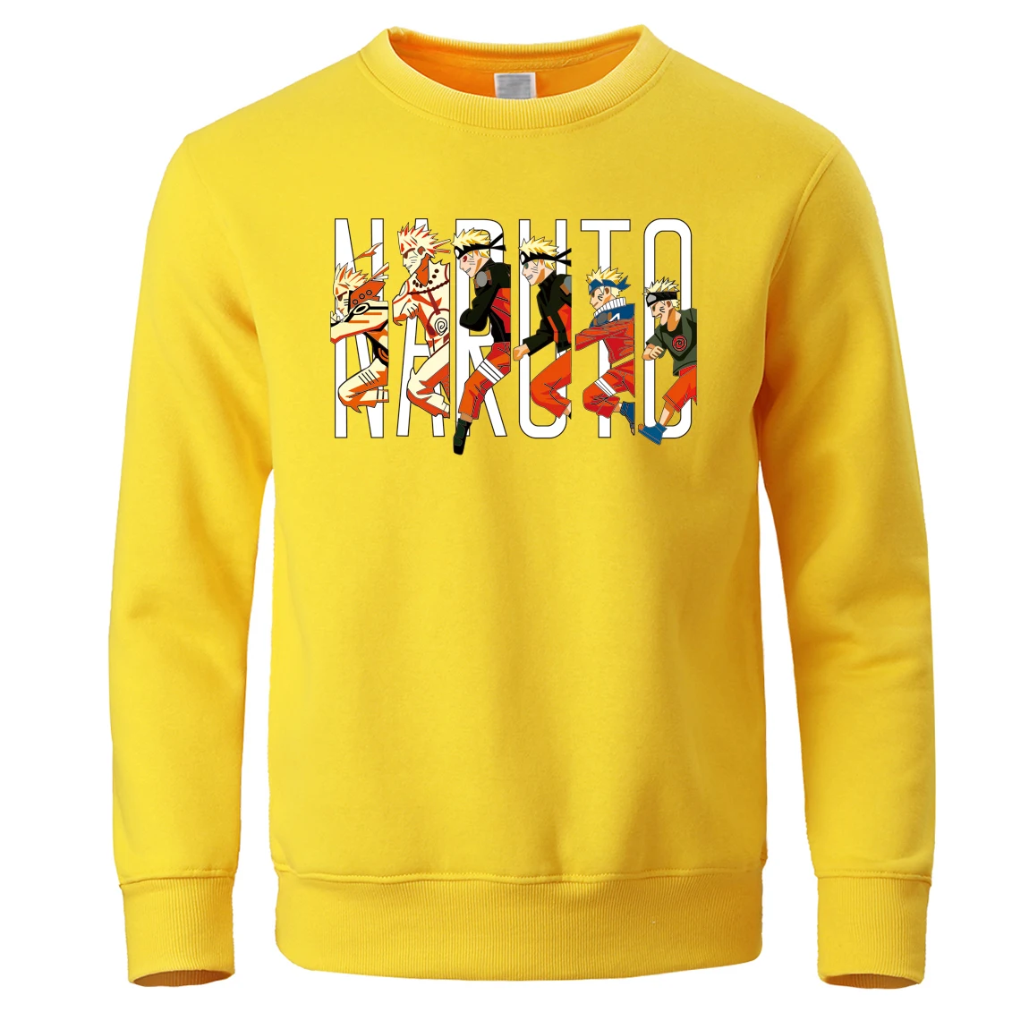Uzumaki Наруто толстовка мужская Японская с круглым вырезом толстовки 2019 новый