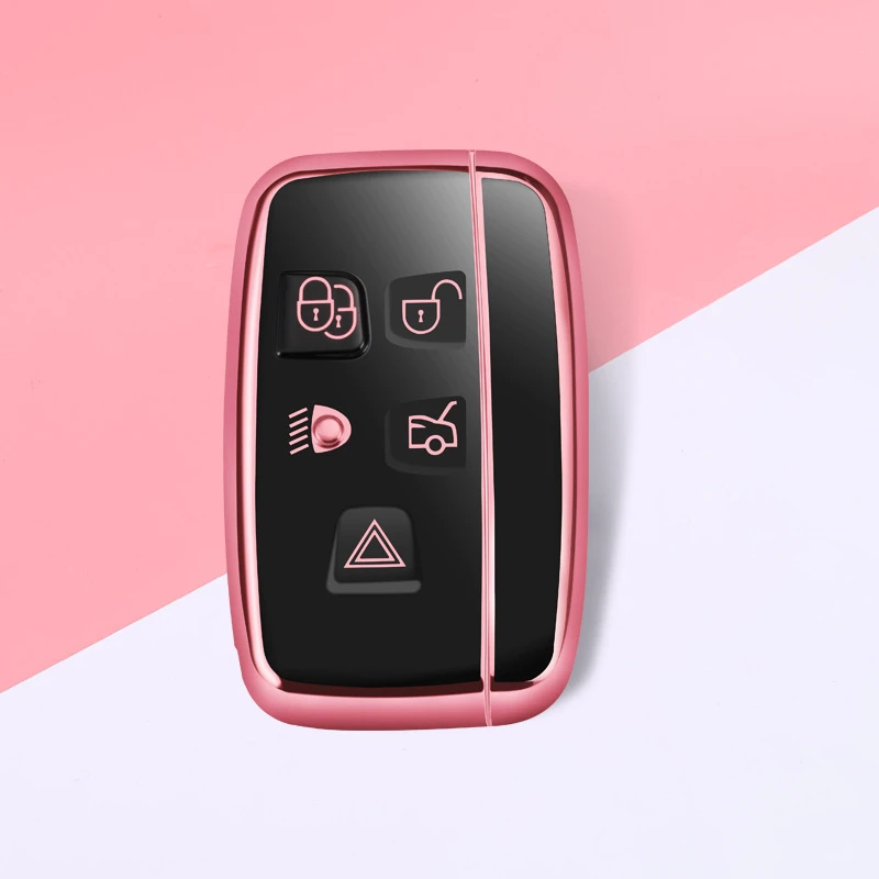 

New Soft TPU Car Key Case Shell For Land Rover A9 Range Rover Sport Evoque Freelander 2 Jaguar XE XJ XJL XF C-X16 V12 Guitar F X