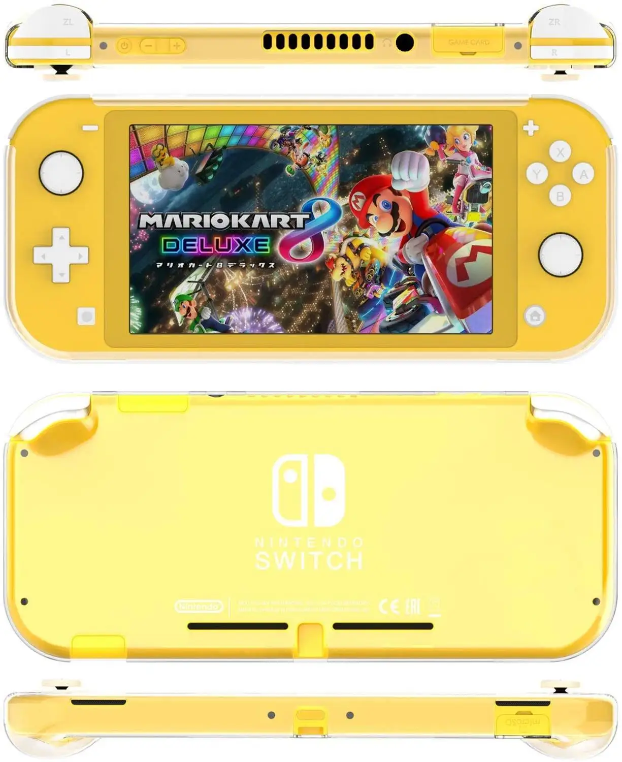 Нескользящий защитный чехол-накладка Nintendo Switch Lite с удобными мягкими рукоятками