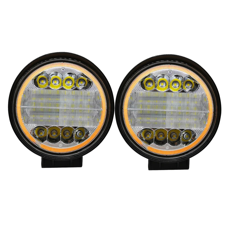 72W Fog Light Motorcycle LED Offroad Car Auto Truck ATV Trailer Bicycle 4X4 4WD Lamp 12V 24V Front Extra Headlamp Work | Автомобили и