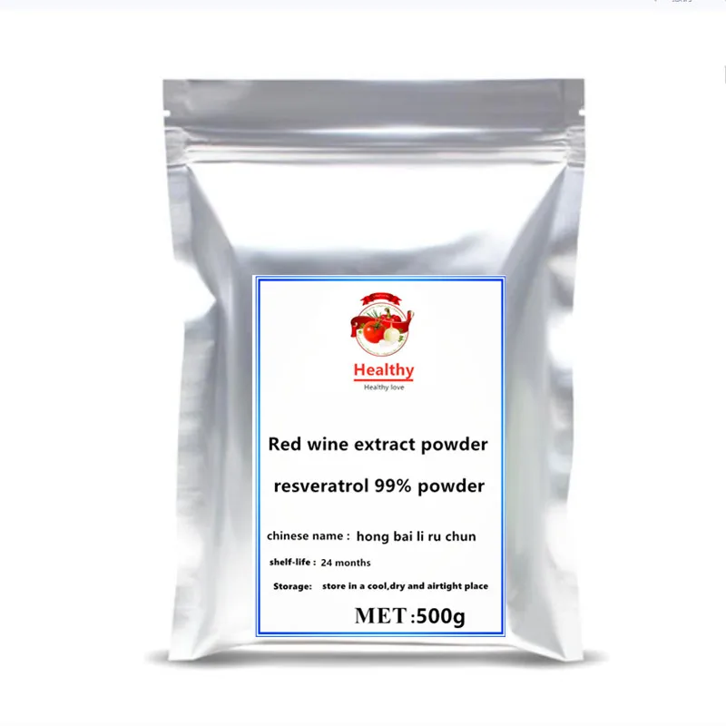 Высококачественный 99% порошок ресвератрола экстракта красного вина с