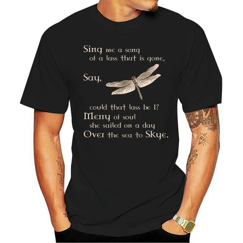 2020 Модные мужские футболки с коротким рукавом Sing Me A Song Outlander женские круглым