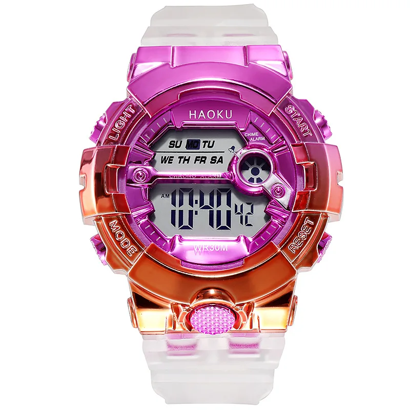 

Fashion Watch For Women Unicorn LED Electronic Outdoor Sports Multifunction Waterproof Luminous Digital Wristwatches Reloj Mujer