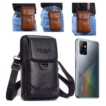 Genuine Leather Pouch Case For Infinix Note 8 Cover with Belt Clip Cover 8i Smart 5 IN Hot 9 10 Play Helio G25 Lite Wallet Bag