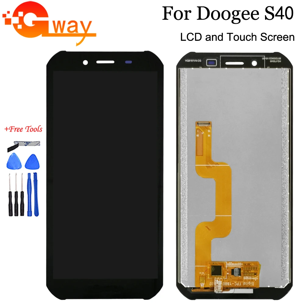 Pantalla LCD 100% probada para DOOGEE S40, digitalizador de pantalla táctil Original, LCD + digitalizador táctil para Doogee S40 Lite S40 Pro