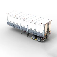 high tech mark 20ft full rc container trainer moc 27224 mark anthem tri drive mod 26686 trailer dry van box bricks diy toys