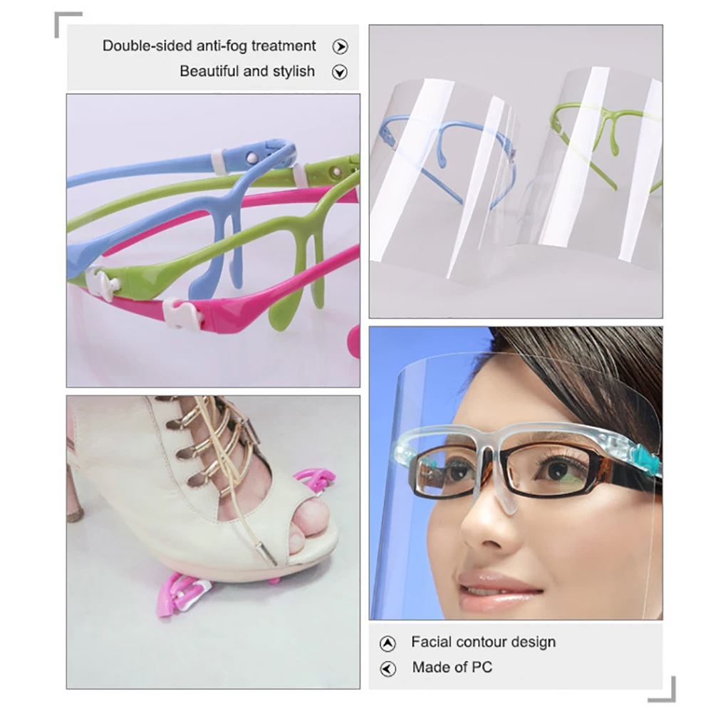 Защитная маска для лица против брызг слюны Прозрачная защитная Защита