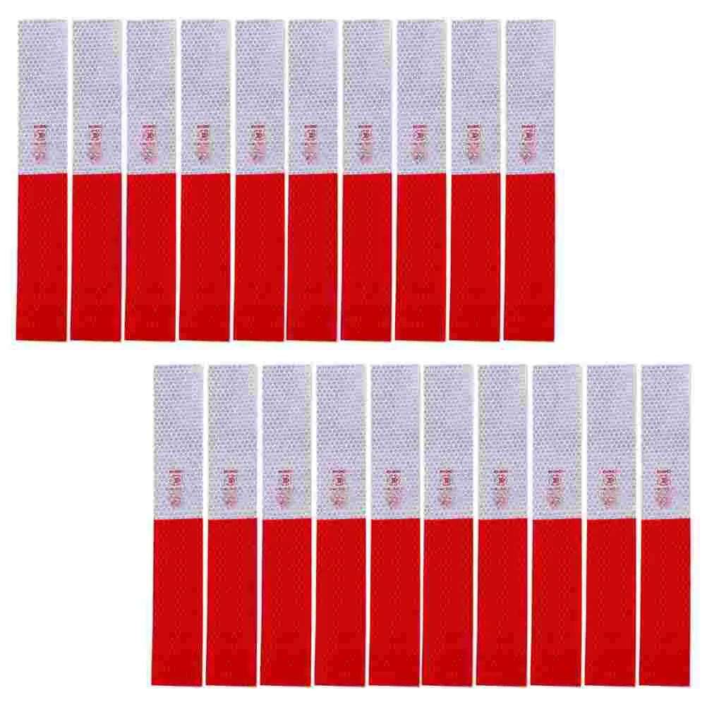 

30pcs Anti-collision Car Warning Stickers Bright Reflective Decal Car Sticker
