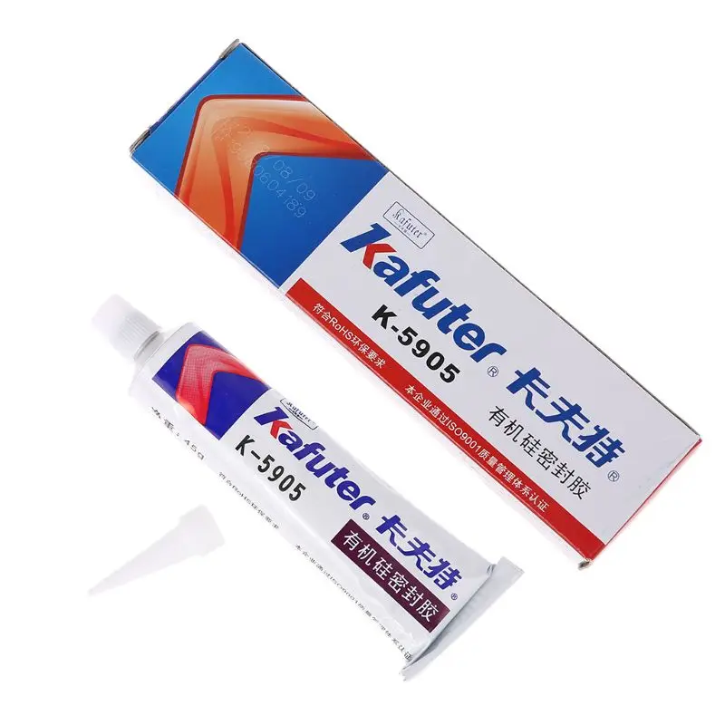 Industrial Adhesive Transparent Sealant Paste RTV Silicone Rubber Non-corrosive non-polluting High Alternating Resistance |
