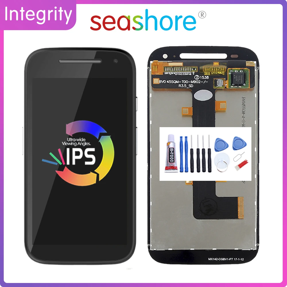 4 5 &quotэкран для Motorola Moto E2 LCD сенсорный экран дигитайзер сборка MOTO E + 1 дисплей