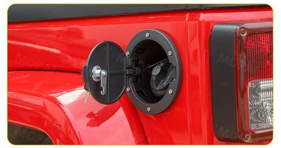 MOPAI крышка бака для Jeep Wrangler JK 2007- автомобильный масляный топливный бак крышка с ключом замок крышка для Jeep Wrangler JK автомобильные аксессуары