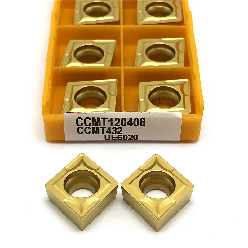 

CCMT120408 UE6020 turning insert External Turning Tool CNC metal lathe tools CCMT 120408 Steel processing cutting tool