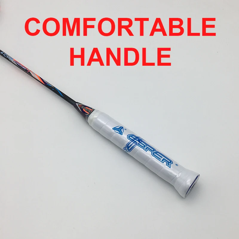 Легкая ракетка для бадминтона 58 г углеродное волокно с веревочной сумкой