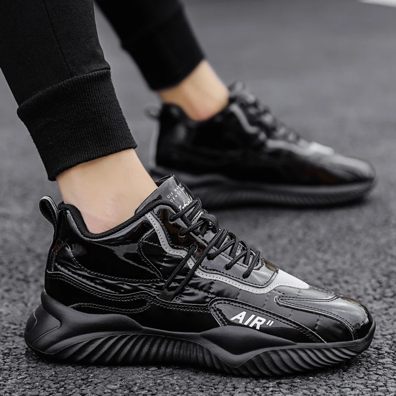 

Brand Mens Shoes Fashion Walking Men's Sneakers PU Flat Tenis Masculino Casual Shoes Sport outdoor Footwears Dropshipping 39-44