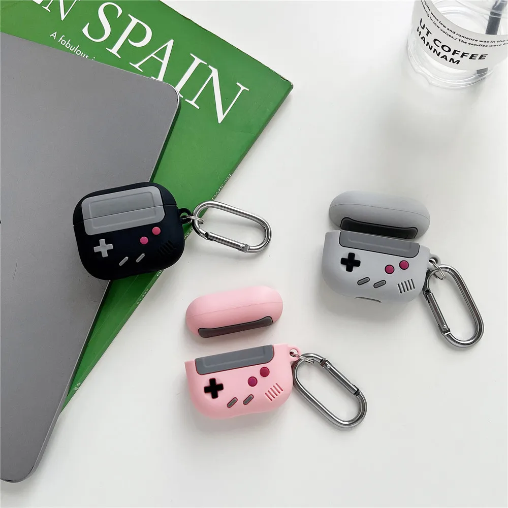 Чехол с брелоком для Airpods 3 generacion Game Player дизайнерский Мягкий силиконовый чехол