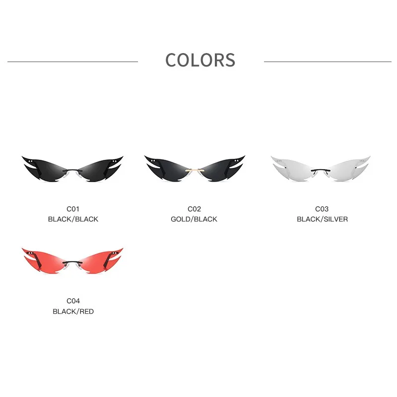 Солнцезащитные очки кошачий глаз женские небольшие модные брендовые