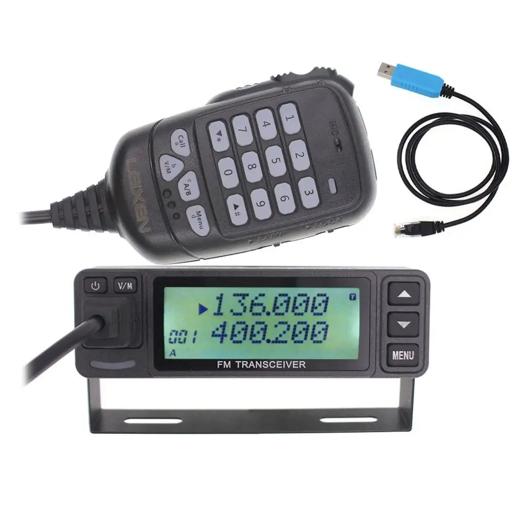 VV-998S-USB LEIXEN VV-998S мини мобильный радиоприемник 136-174 и 400-480 МГц двухдиапазонный автомобильный приемопередатчик Любительская радиолюбительская радиостанция - Цвет: VV-998S-USB