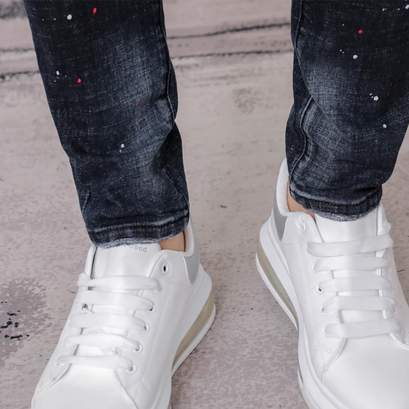 NEW High quality jeans European criminal D2 Italian brand jeans elastic jeans fit jeans denim pants zipper pencil pants