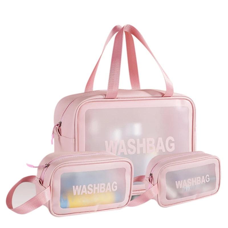 Прозрачные сумочки из ПВХ Дорожная косметичка-органайзер косметичка для