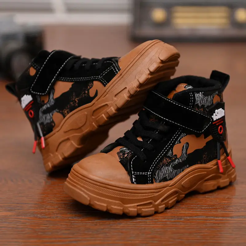 Горячая Распродажа зимние детские модные водонепроницаемые Нескользящие