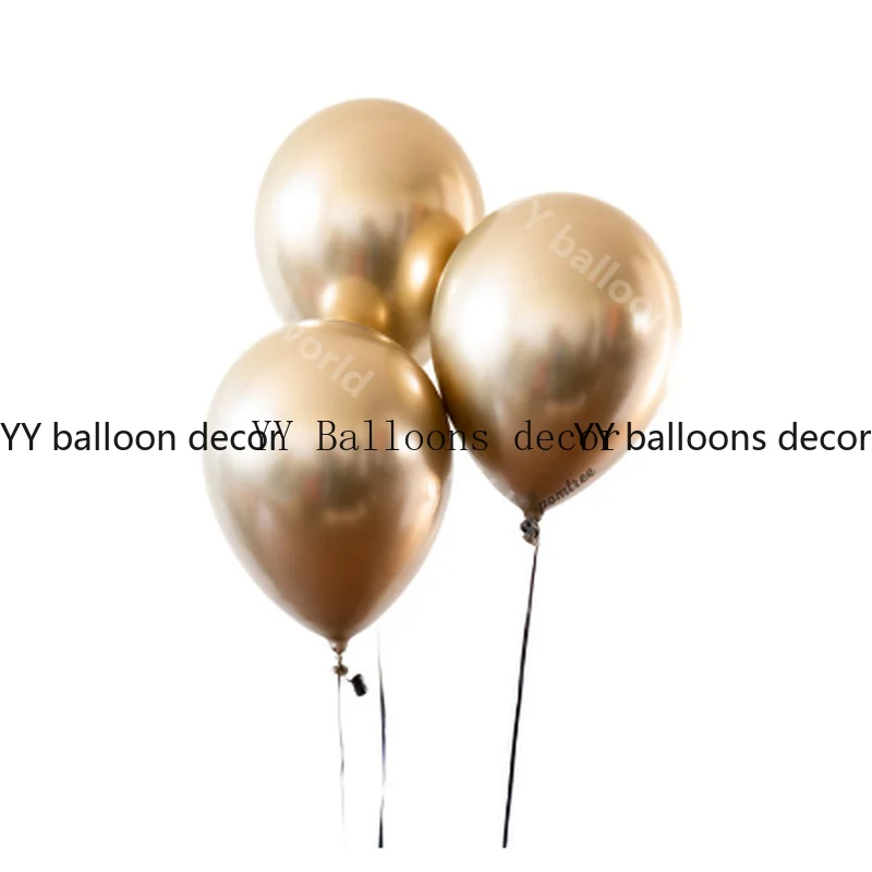 Новогодний 104 шт./компл. арочный комплект металлические золотые Макаруны шары из