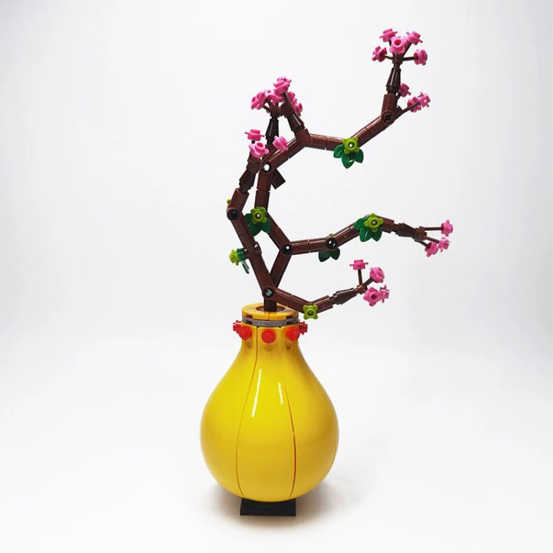 

Flower Vase Building Blocks Toys Decoration Compatible Major Brand Kids Toys Early Learning MOC Education Gifts
