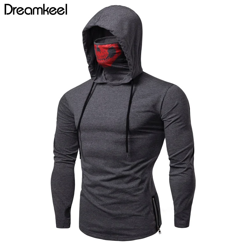 Весенняя толстовка с капюшоном мужские однотонные повседневные топы длинными