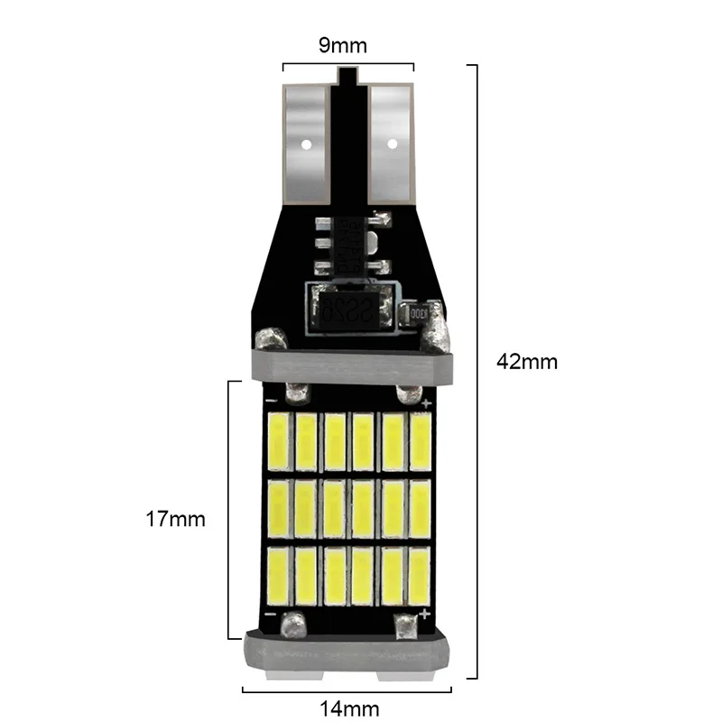 2pcs T15 921 W16W T16 Canbus LED Bulb Car Backup Reverse Lights for Mercedes Benz W220 W213 W176 ML CLK W201 W208 W123 W164 SLK |