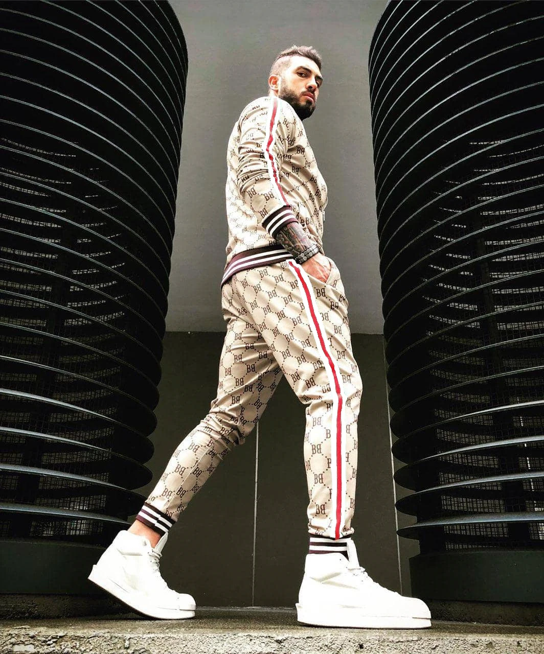 

2021New Mens Tracksuits Colorful Plaid Casual Zipper Hoodie Set Autumn Male Sweatshirt Clothes For Jogging Men Suit