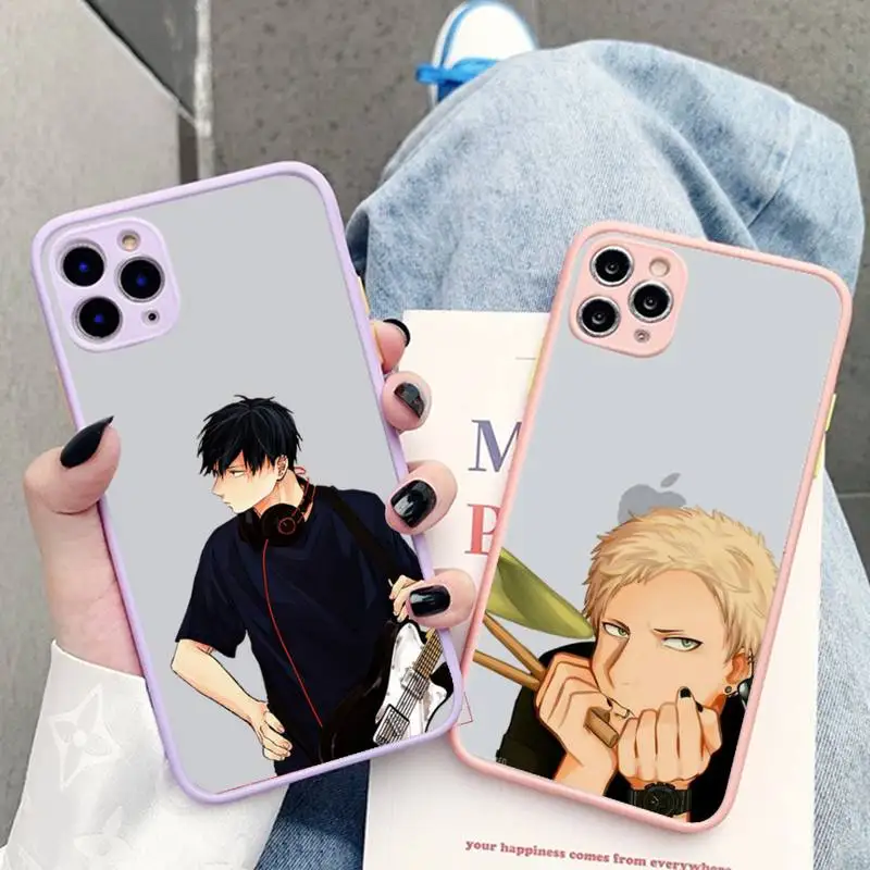 

Given Yaoi Anime Phone Case for iPhone 13 X XR XS 7 8 Plus 11 12 pro MAX Translucent Matte Shockproof Case