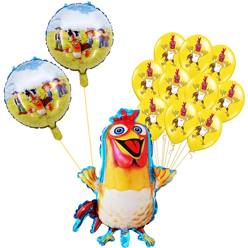 Воздушные шары с изображением коровы свиньи лошади цыпленка | Дом и сад