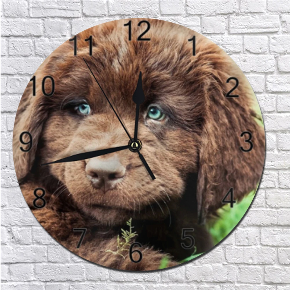 Цифровой циферблат бесшумные цифровые часы собаки животные аккумулятор