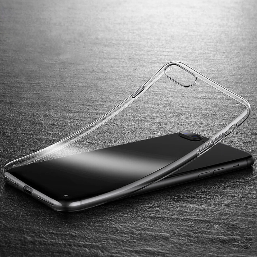 for iPhone 11 Pro Max Case Slim Clear Soft TPU Cover 6 7 8 Plus Support Wireless Charging X XS XR |