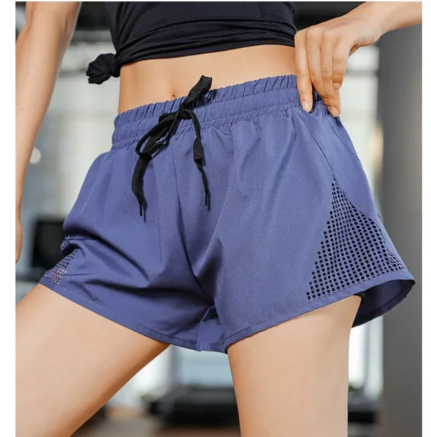 

The new anti-failure sports shorts women loose thin yoga pants fitness pants quick-drying training running shorts summer