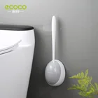 Силиконовая щетка ECOCO, щетка для унитаза, инструменты для быстрого слива, чистящие инструменты для ванной комнаты, туалета, настенные бытовые щетки для унитаза, принадлежности