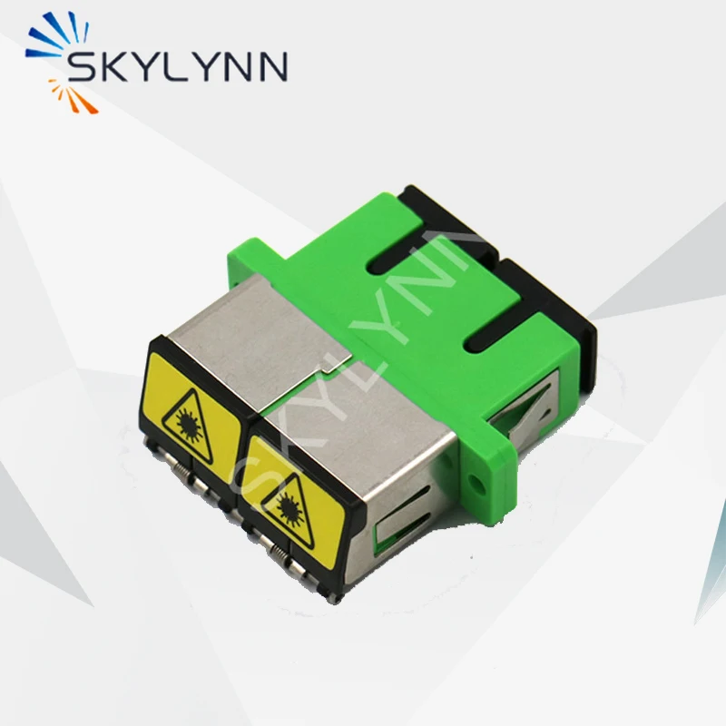 New Arrival SC/APC Shuttered Special Duplex Fiber Optic Adapter ,New Type SC/APC Flip Coupler With Shutter