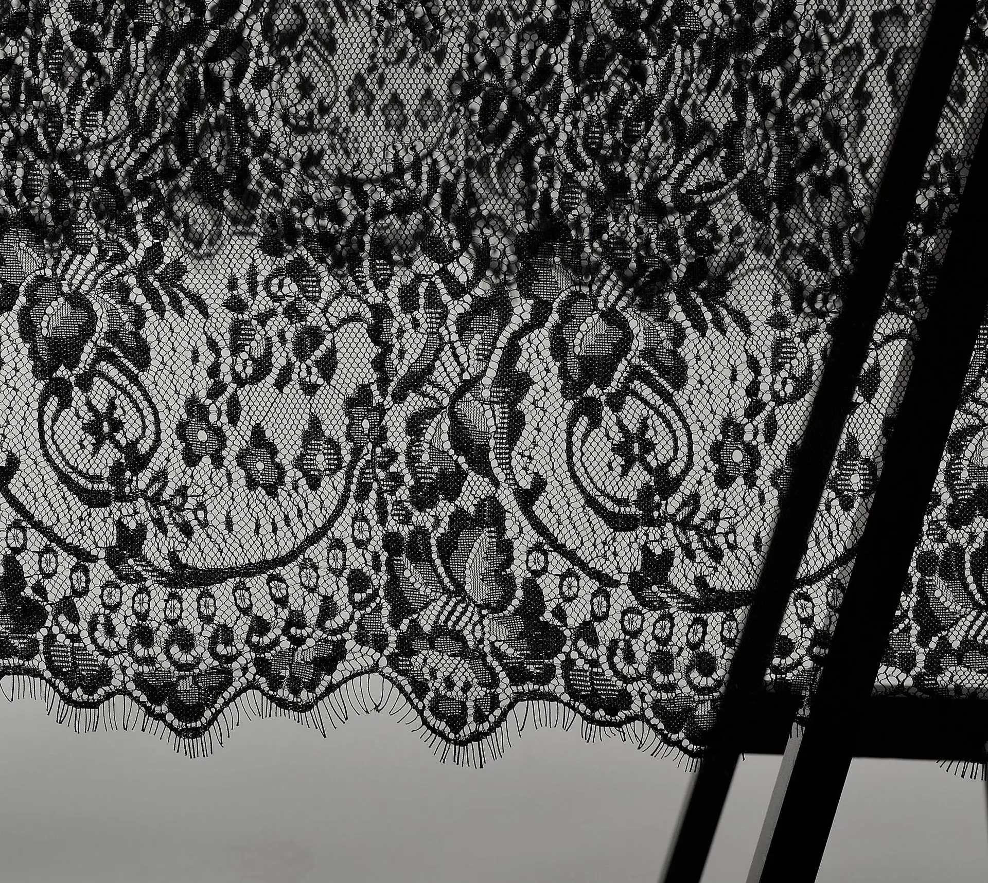 

Table Cloth American Country Lace Style Black White Napkin Tea Table Coffee Shop Table Table Cloth Household Table Decoration