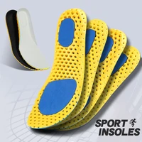 new memory foam insoles for shoes sole mesh deodorant breathable cushion running insoles for feet man women orthopedic insoles