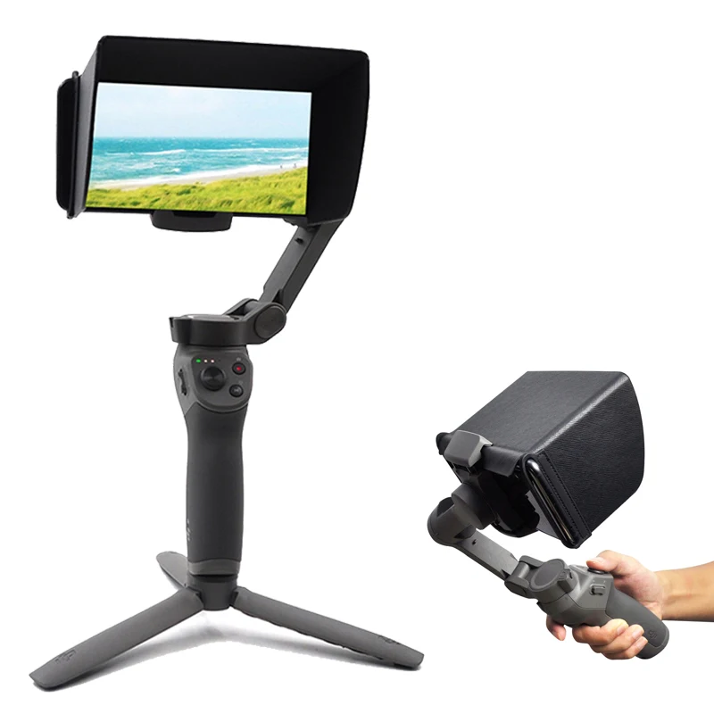 Ручной Стабилизатор для DJI Osmo Mobile 3 мобильный телефон с козырьком от солнца