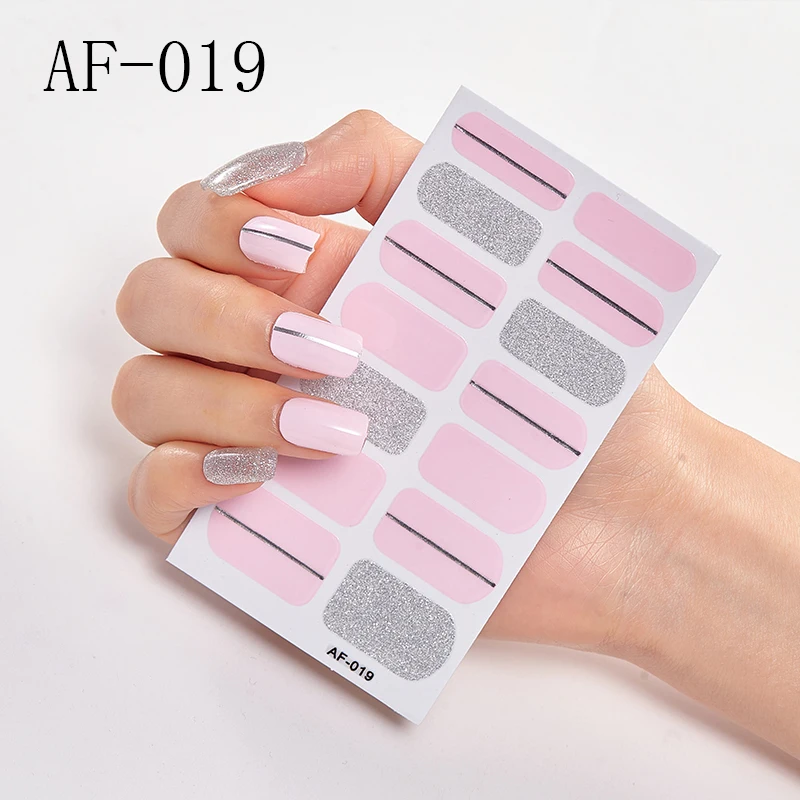 14 наконечников/1 лист 3D зимний свитер серии наборы наклеек для ногтей красочные