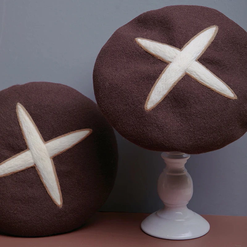 Креативная прекрасная шляпа художника с изображением грибов берет галстук цю