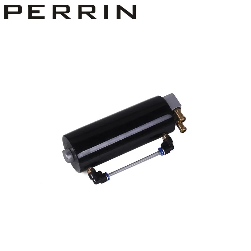 Универсальный 450 мл Алюминий гоночный масляный бак круглой может резервуар Turbo