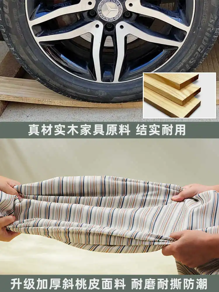 Шкаф для одежды большой емкости современный простой шкаф прочный из массива