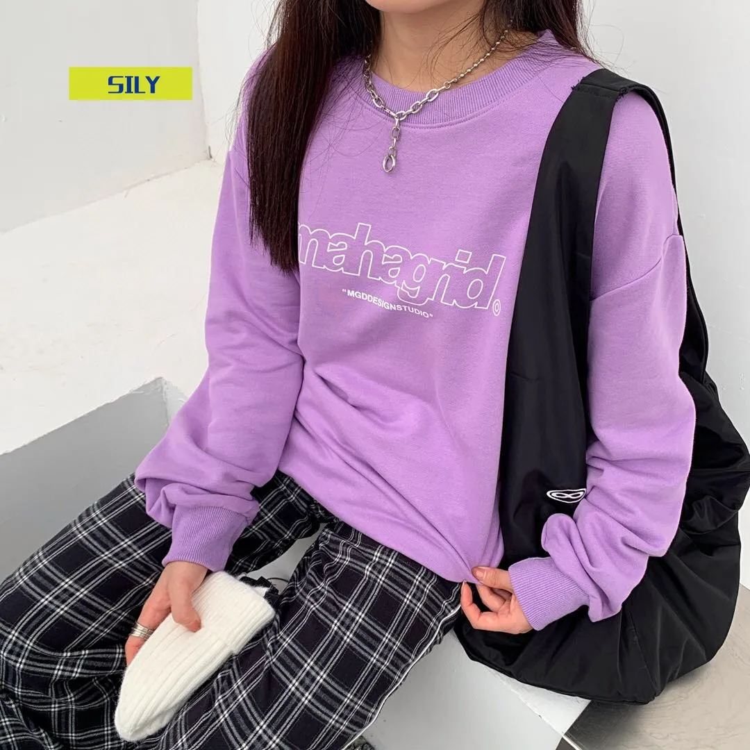 

New Fashion Hollow Letter Printing Series Cotton Boys and Girls round Neck Sweater