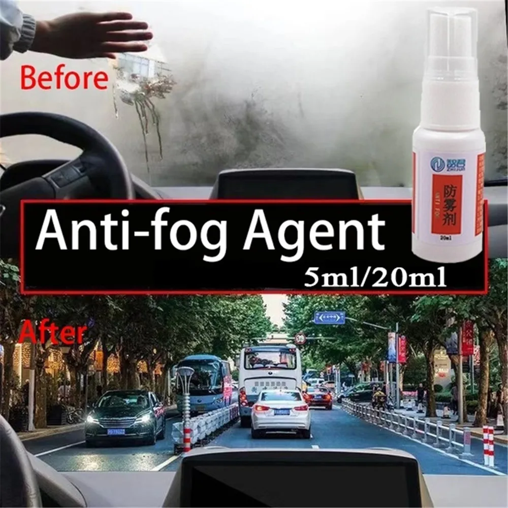 

20ML Anti Fog Agent Super Hydrophobic Car Cleaner Water Fog Repellent Spray Car Windshield Glass