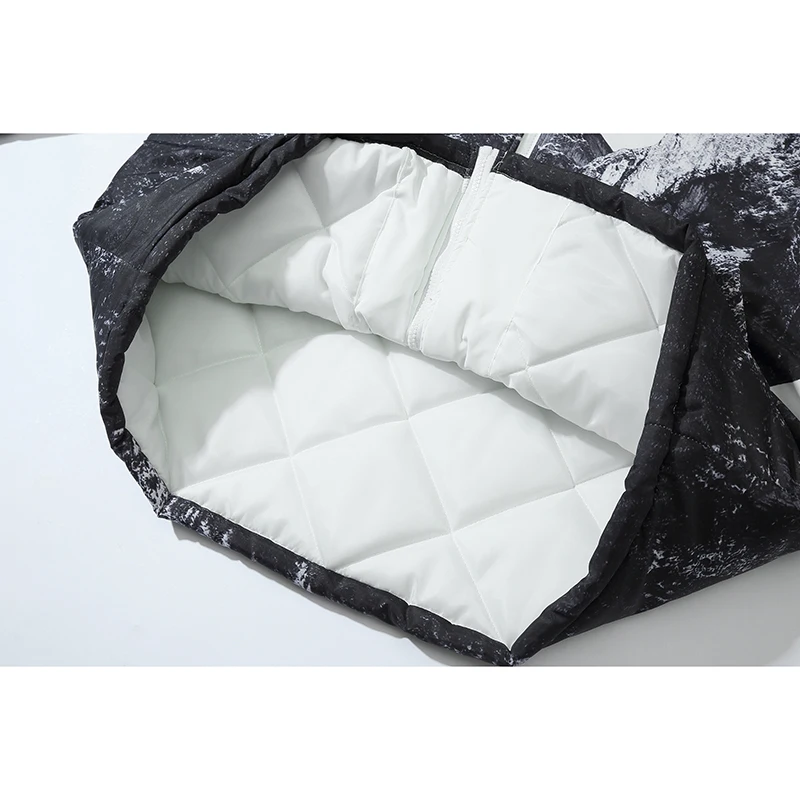 Мужская длинная куртка с меховым воротником Зимняя парка в стиле хип-хоп | одежда