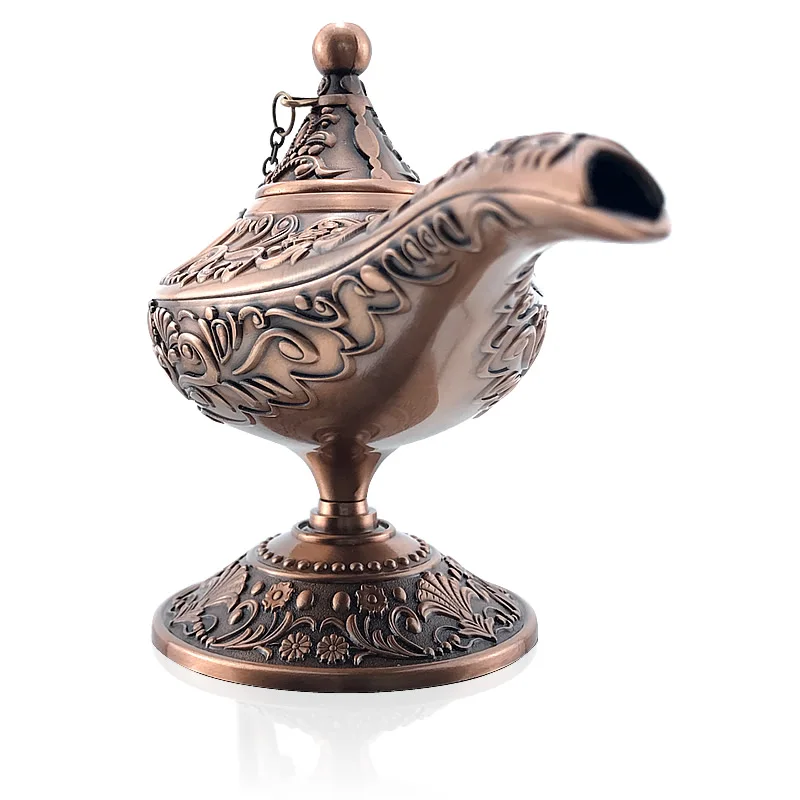 Игрушка Genie-лампа для домашнего декора миниатюрное ремесло подарок с цветочным