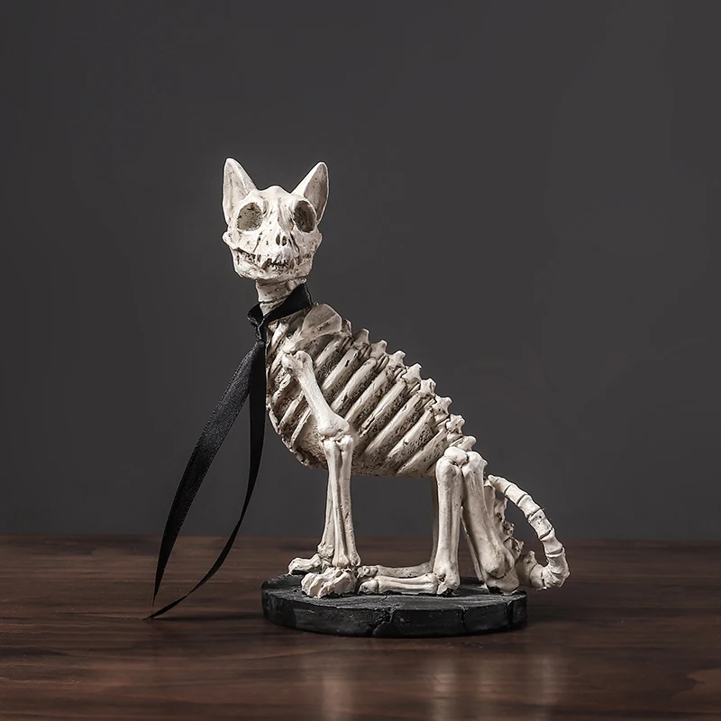 Aqumotic Dream Bones для собак Bone 1 шт. украшение из белой смолы в виде черепа собаки